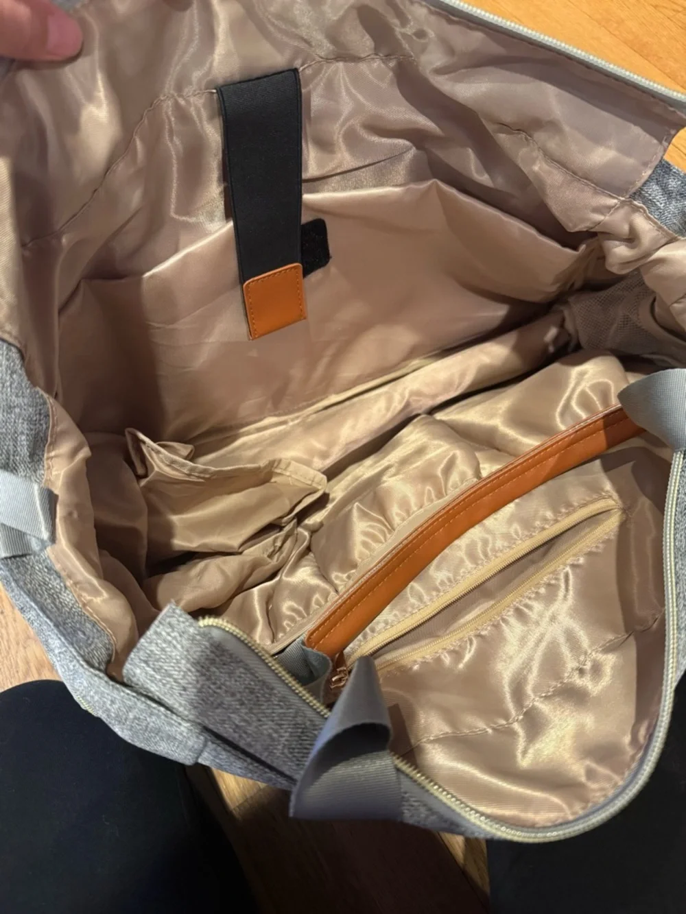 Mommore Breast Pump Bag Diaper Tote Bag with 15 Inch Laptop Sleeve